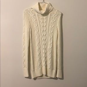 Knitted knee long dress